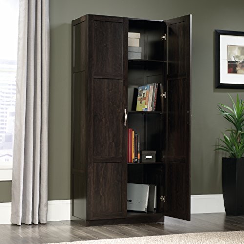 Storage Cabinet, L: 29.61" x W: 16.02" x H: 71.50", Cinnamon Cherry finish