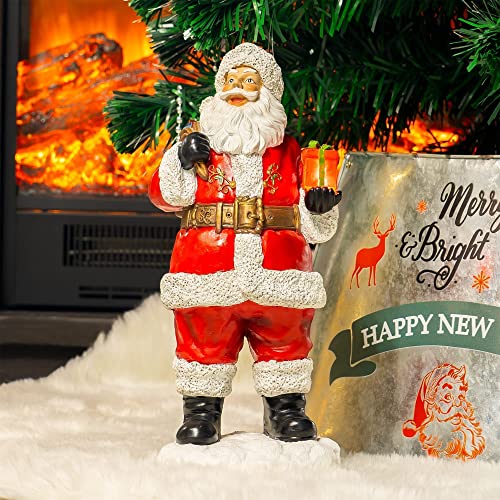 12" Christmas Resin Santa Claus Decoration