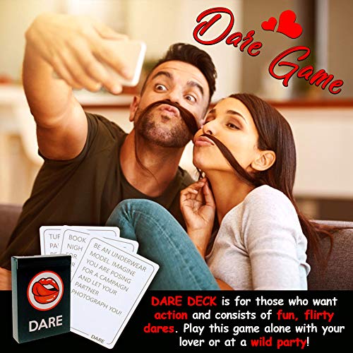 Talk, Flirt, Dare! Fun & Romantic Game for Couples. Perfect Valentine's Gift