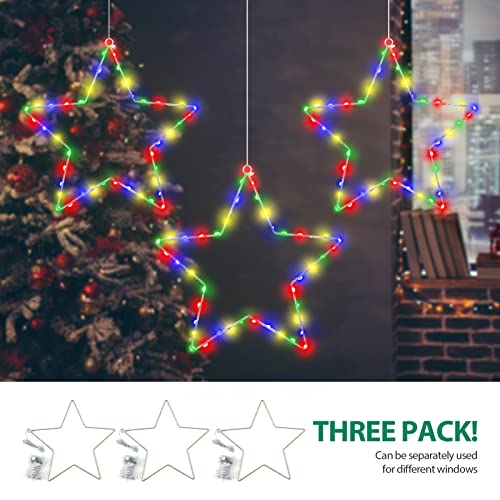 3 Pack Christmas Window Lights Decoration