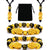 4 Piece Feng Shui Pi Xiu Pi Yao Bracelet Necklace Set