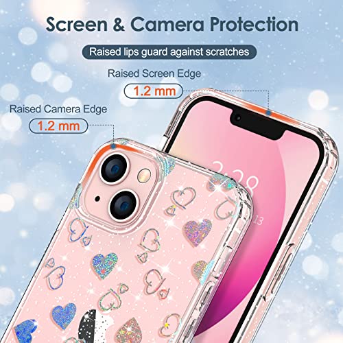 Slim Case for iPhone 13 Soft Liquid Silicone Gel Rubber Bumper, Anti-Scratch Microfiber Lining