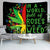 Psychedelic Reggae Rasta Leaf Tapestry for Home Decoration