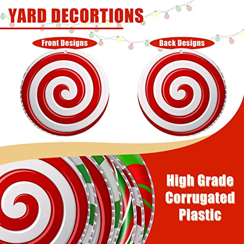 30 Pcs Plastic Double Sided Christmas Decorations