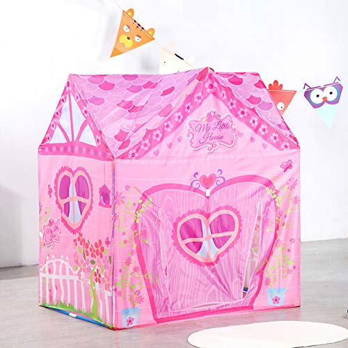 Princess Play Tent Pink Flower Pretend Playhouse