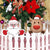 2 Pieces Christmas Fence Peeker Decoration