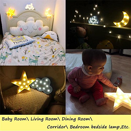 LED Moon Cloud  Star Night Lights for Bedroom Decoration