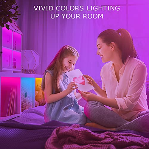 Led Strip Lights  Bluetooth Smart App Control Music Sync Color Changing RGB Led Light Strip with Remote