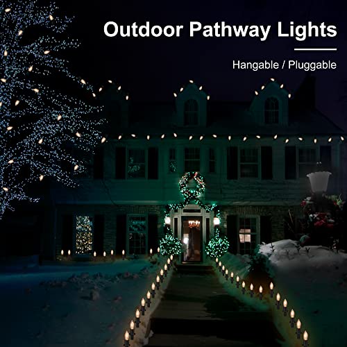 24.2 feet 20 LED  C9 Christmas Pathway Lights