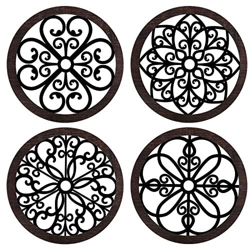 4 Pack Thicken Modern Wall Wood Decor