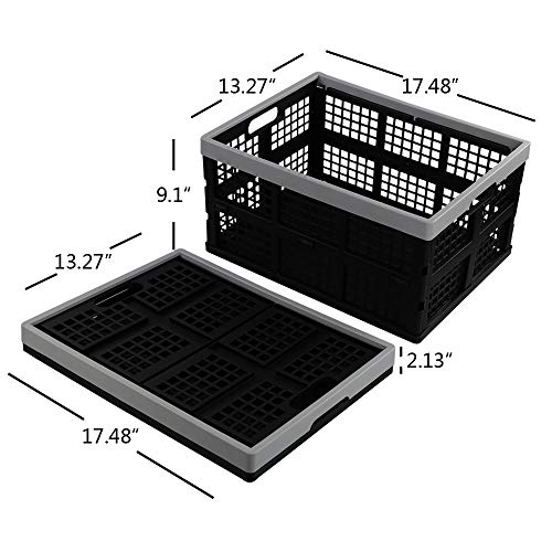 Collapsible Storage Crates/Stackable Storage Container Baskets