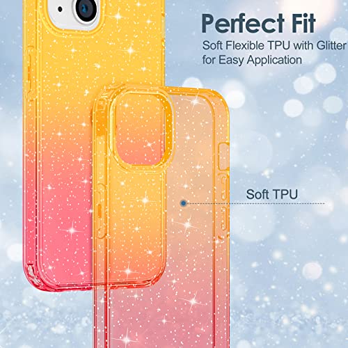 Slim Case for iPhone 13 Soft Liquid Silicone Gel Rubber Bumper, Anti-Scratch Microfiber Lining