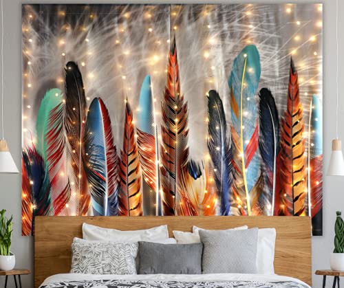 Modern LED Peacock Tapestry