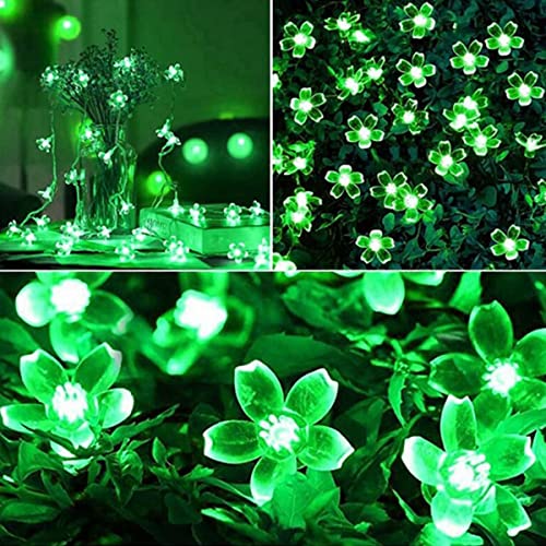 Waterproof Solar Flower Christmas String Fairy Lights