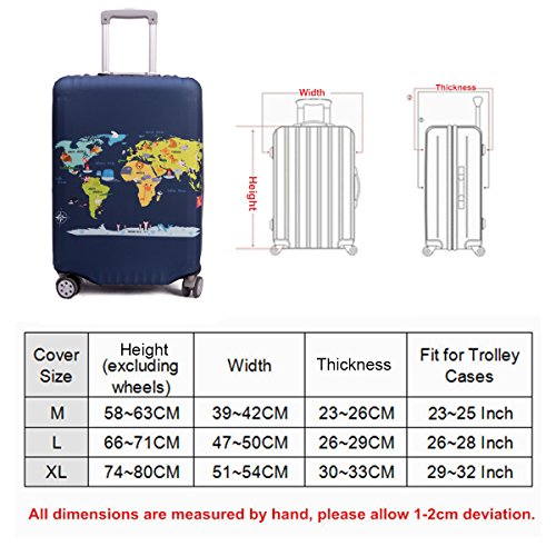 Washable Spandex Travel Luggage Protector