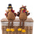 2 Pack Stuffed Turkey Couple Doll Thanksgiving Decoration