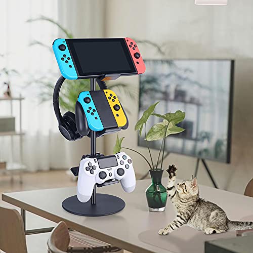 Game Controller & Headset Hanger for All Universal Gaming PC Accessories, Xbox PS4 PS5 Nintendo Switch