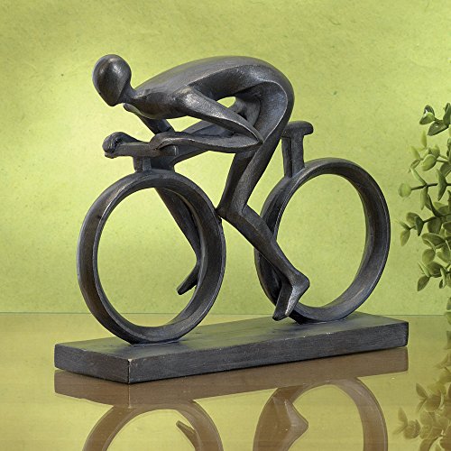 Elegant 6-3/4" Bicycle Statue - Impressive Home Décor Sculpture