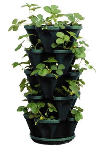 5 Tier Stackable Strawberry, Herb, Flower, & Vegetable Planter