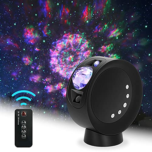 LED Sky Projector Light, Galaxy Lighting, Nebula Star Night Lamp w/ Base & Remote Control