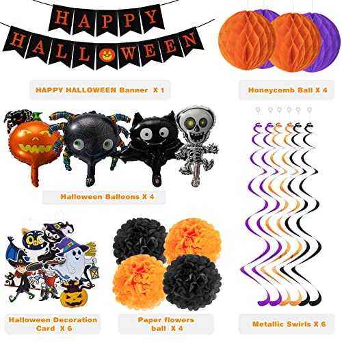 Halloween Party Hanging Decorations Set