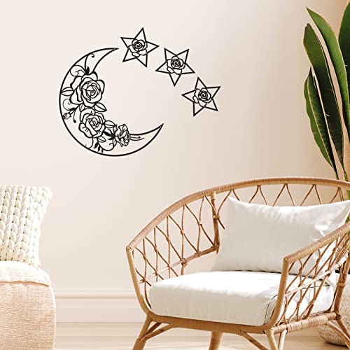 4 Pieces Moon Phase Boho Wall Decoration