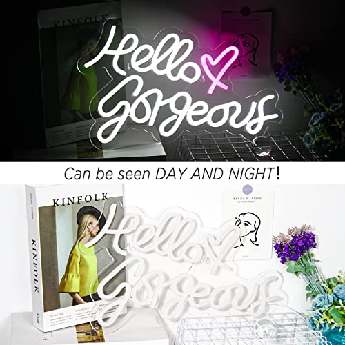 Hello Gorgeous Neon Sign Led Neon Light LeD Decoration
