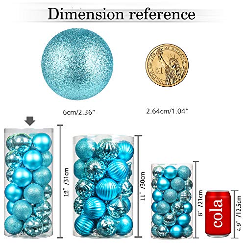 24pcs 2.36in Christmas Balls Decoration