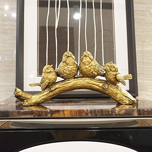 Bronze Bird Sculptures for Home Decoration