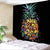 Colorful Pineapple Psychedelic Hippie Trippy Tapestry 60 X 60