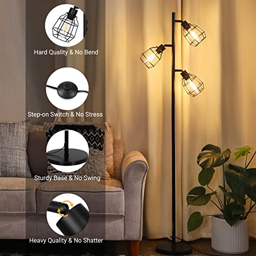 Standing Lamp w/ 3 Adjustable Heads