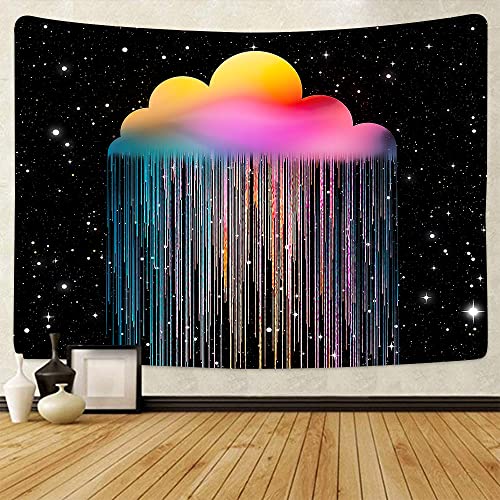 Clouds Rainbow Tapestry for Wall Decor