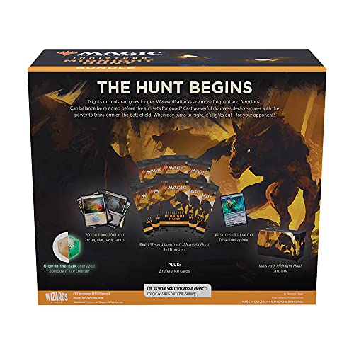 Magic: Midnight Hunt Bundle | 8 Set Boosters + Accessories