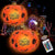 Halloween Inflatable Ball Pumpkin Ball with Remote and Built-in Battery Powered Color Changing LED Light