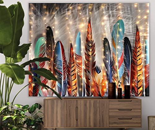 Modern LED Peacock Tapestry