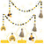 2 Pcs Bee Wood Bead Garland w/ Tassels Rustic Farmhouse Home Decorations