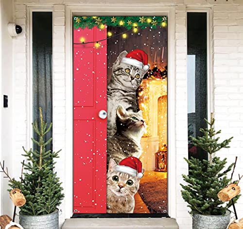 Cute  Christmas Door Cover  Decorations