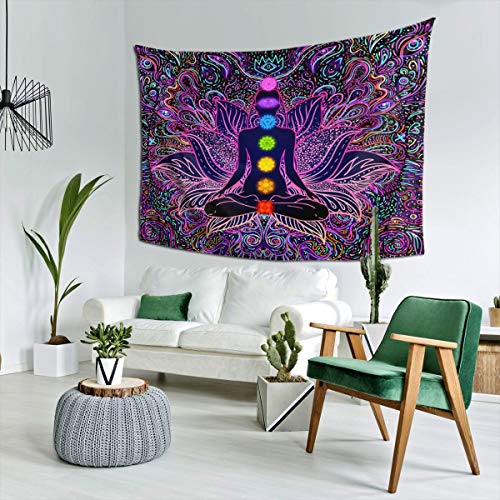 Seven Chakra Tapestry - Bohemian Mandala Yoga Meditation Wall  Decoration