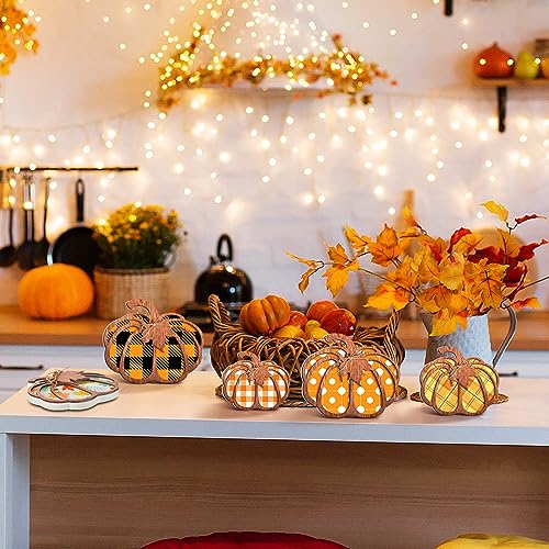 9 Pcs Halloween Wooden Ghost Table Sign Tiered Tray