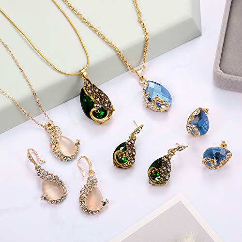 6 Pieces Women Elegant Necklace w/Earrings  Set for Wome