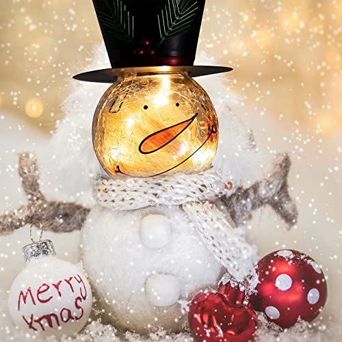 Christmas Snowman Solar Lanterns Decoration