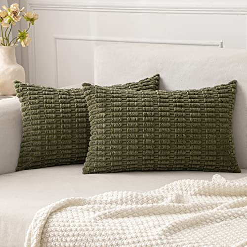 Pack of 2 Decorative Fall Throw Pillow Covers 18x18 Inch Pillow for Sofa Living Room Couch Bed