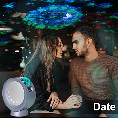 LED Sky Projector Light, Galaxy Lighting, Nebula Star Night Lamp w/ Base & Remote Control