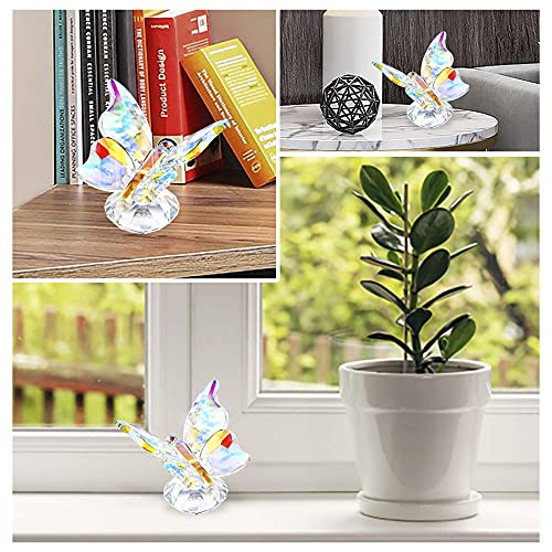 Squirrel & Butterfly Crystal  Collectible Figurine Home Decoration