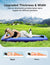 Sleeping Pad, 5.5'' Thick Self-Inflating for Camping Sleeping Gear