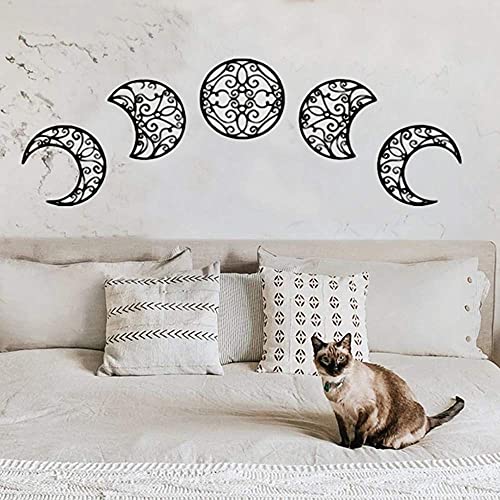 Moon Appearance Wall Art Decoration  (5 Pieces)