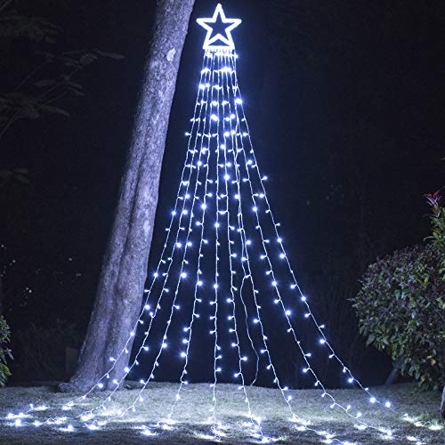 LED Star Christmas Tree Lights, Decoration