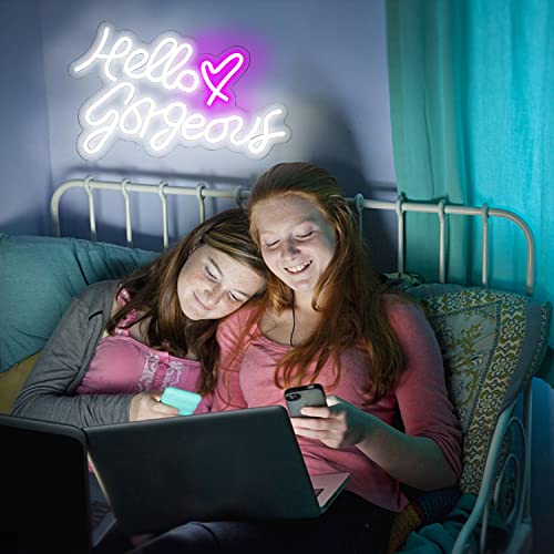 Hello Gorgeous Neon Sign Led Neon Light LeD Decoration
