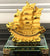 Feng Shui Gold Dragon Sailing Ship Statue Decor for Success and Fortune