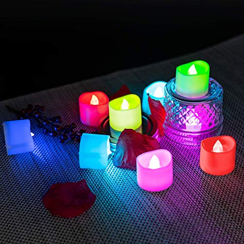 Pack of 24 LED Flameless Tea Lights w/ Batteries